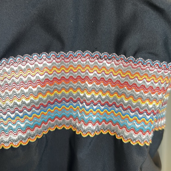 Blooming Jelly Color Block Drawstring Tummy Control One Piece Slimming Swimsuit - Picture 13 of 16